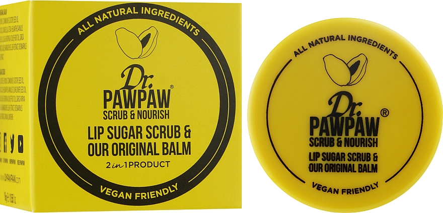 Peeling do ust - Dr. PAWPAW Scrub & Nourish — Zdjęcie N2