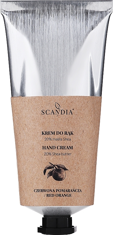 Krem do rąk Pomarańczowy - Scandia Cosmetics Hand Cream 20% Shea Orange — Zdjęcie N1