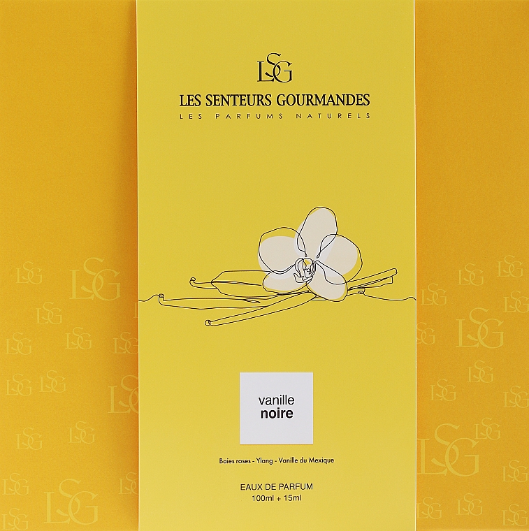 Les Senteurs Gourmandes Vanille Noire - Zestaw (edp/100 ml + edp/mini/15 ml) — Zdjęcie N1