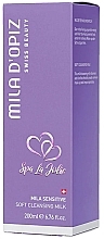 Oczyszczające mleczko do twarzy - Mila D’Opiz Sensitive Soft Cleansing Milk — Zdjęcie N2