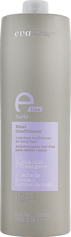 Wygładzająca odżywka do każdego rodzaju włosów - Eva Professional E-line Curly Conditioner