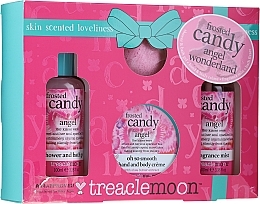 PRZECENA! Zestaw - Treaclemoon Frosted Candy Angel Wonderland (sh/gel/100ml + bath/bomb/80g + b/spray/100ml + b/cr/50g) * — Zdjęcie N1