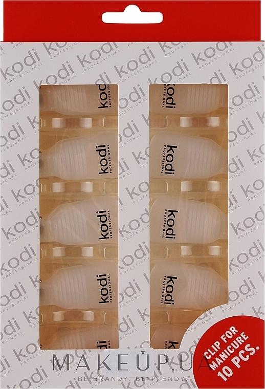 Plastikowe klipsy do manicure - Kodi Professional  — Zdjęcie N1