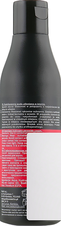 Utleniacz do włosów - Profis Scandic Line Oxydant Creme 12% — Zdjęcie N2