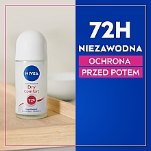 Dezodorant w kulce Ochrona i komfort, 72 godziny - Nivea Deodorant Dry Comfort 72H Roll-On — Zdjęcie N6