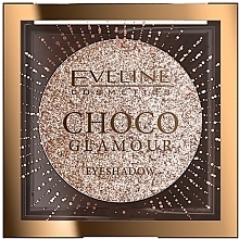 Błyszczący cień-toper do powiek - Eveline Cosmetics Choco Glamour Eyeshadow — Zdjęcie N1