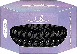 Elastyczna gumka do włosów - Invisiboble Slim Premium True Black — Zdjęcie N1