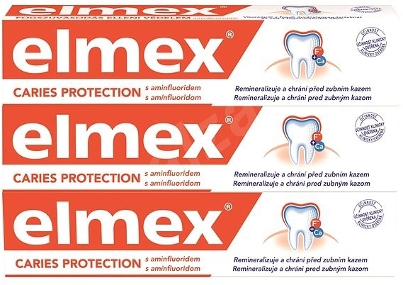 Zestaw - Elmex Toothpaste Caries Protection (toothpaste/3x75ml) — Zdjęcie N2