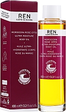 Odżywczy ultranawilżający olejek do ciała z różą marokańską - Ren Moroccan Rose Otto Ultra-Moisture Body Oil — Zdjęcie N2