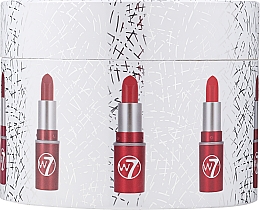 Zestaw szminek, 10 sztuk - W7 Full On Pout Lipstick Collection — Zdjęcie N1