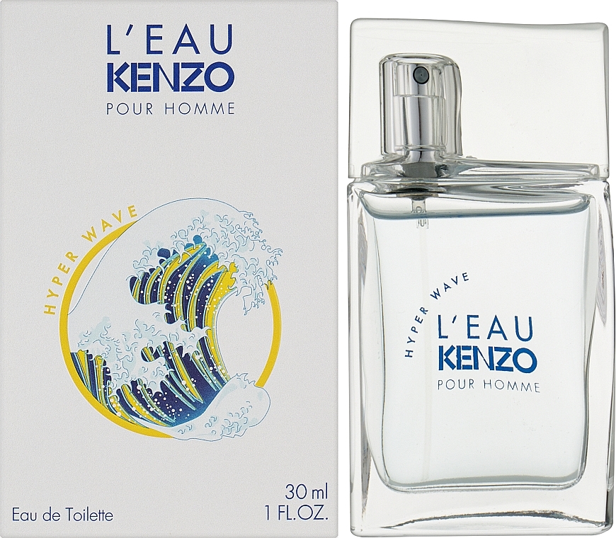 Kenzo L’Eau Kenzo Pour Homme Hyper Wave - Woda toaletowa — Zdjęcie N2