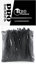 Spinki do włosów 60 mm, czarne - Tico Professional — Zdjęcie N3