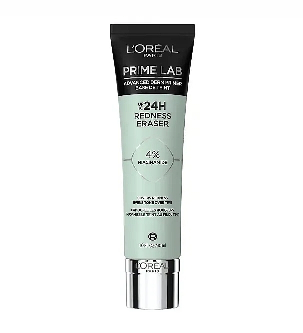 Podkład do twarzy - L'Oreal Prime Lab 24H Redness Eraser — Zdjęcie N1