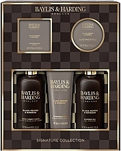 Zestaw, 5 produktów - Baylis & Harding Black Pepper & Ginseng Men's Perfect Grooming Pack Gift Set — Zdjęcie N1