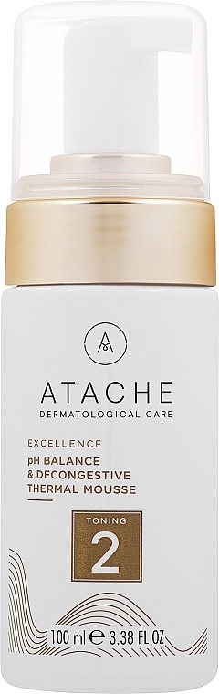 Delikatny mus tonizujący - Atache Excellence PH Balance & Decongestive Mousse — Zdjęcie N3