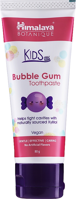 Pasta do zębów dla dzieci - Himalaya Kids Bubble Gum Toothpaste — Zdjęcie N1