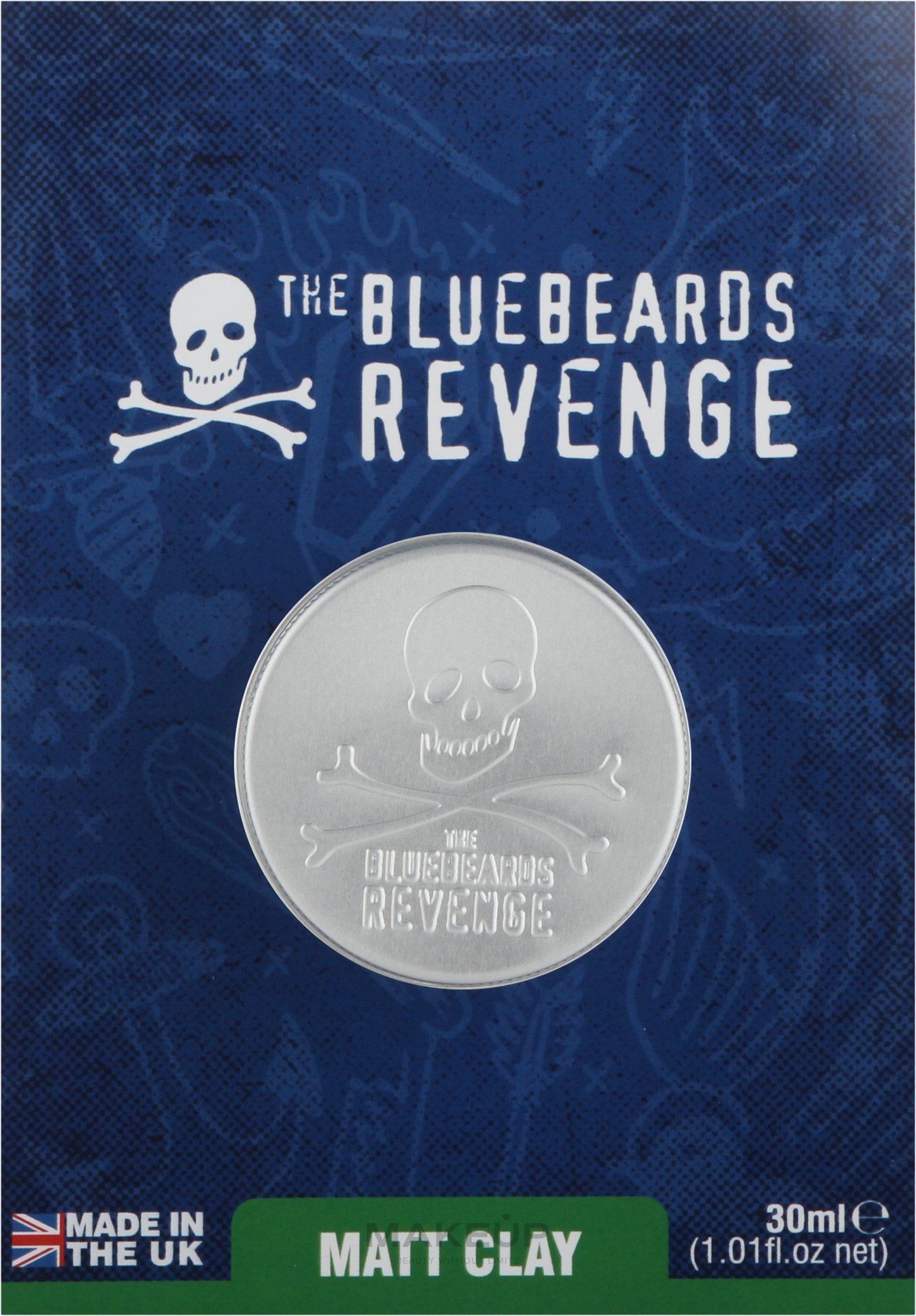 Matowa glinka do stylizacji włosów - The Bluebeards Revenge Matt Clay (travel size) — Zdjęcie 30 ml