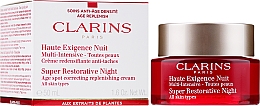 Intensywnie regenerujący krem na noc do każdego typu cery - Clarins Super Restorative Night All Skin Types — Zdjęcie N2