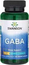 Kup Kwas gamma-aminomasłowy w kapsułkach, 750 mg - Swanson Gamma Aminobutyric Acid Maximum Strength