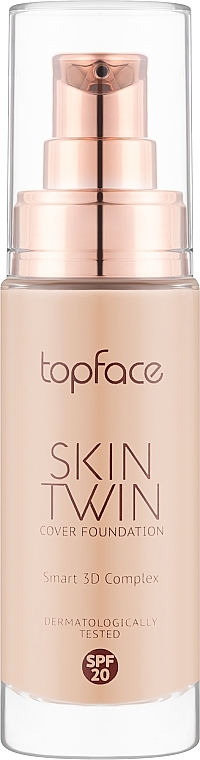 Podkład do twarzy - TopFace Skin Twin Cover Foundation