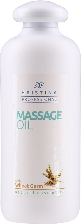 Olejek do masażu ciała - Hristina Professional Wheat Germ Massage Oil — Zdjęcie N2