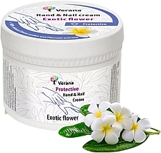 Kup Krem ochronny do stóp i paznokci Egzotyczny kwiat - Verana Protective Hand & Nail Cream Exotic Flower