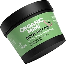 Odżywcze i nawilżające masło do ciała z awokado i shea - Organic Mimi Body Butter Nutrition & Hydrating Avocado & Shea — Zdjęcie N1