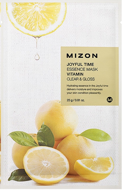 Maska na tkaninie do twarzy Witamina C - Mizon Joyful Time Essence Vitamin C Mask — Zdjęcie N1