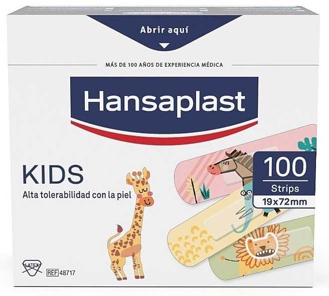 Plastry dla dzieci, 100 sztuk - Hansaplast Kids — Zdjęcie N1