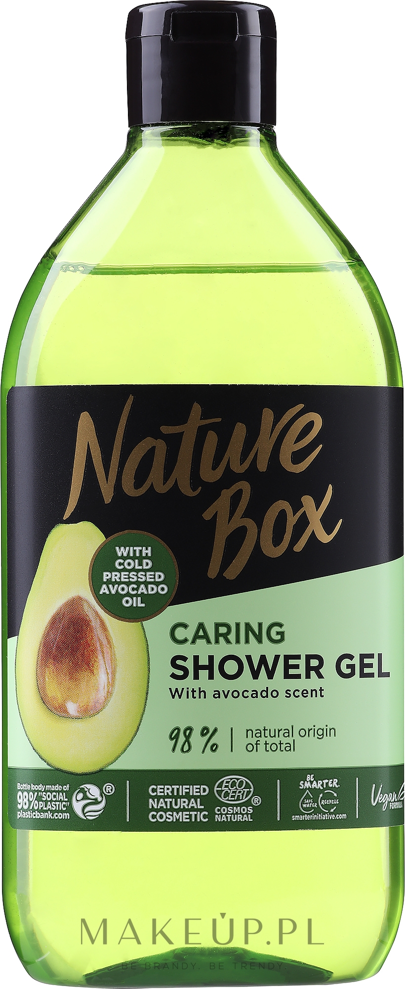 Pielęgnacyjny żel pod prysznic z olejem z awokado - Nature Box Avocado Oil Shower Gel — Zdjęcie 385 ml