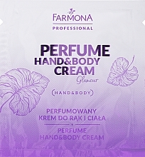 Perfumowany krem do rąk i ciała - Farmona Professional Perfume Hand&Body Cream Glamour (próbka) — Zdjęcie N1