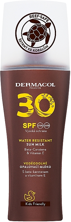 Wodoodporny balsam przeciwsłoneczny - Dermacol Water Resistant Sun Milk SPF 30 Spray — Zdjęcie N1