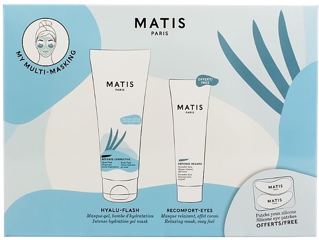 Zestaw - Matis My Multi-Masking Set (f/mask/50ml + eye/mask/20ml + eye/patch/2pcs) — Zdjęcie N1