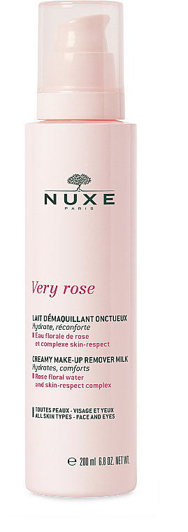 Nawilżające mleczko do demakijażu - Nuxe Very Rose Creamy Make-Up Remover Milk