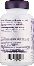 Suplement diety Glukozamina, chondroityna i MSM - Natrol Glucosamine, Chondroitin & MSM — Zdjęcie N2