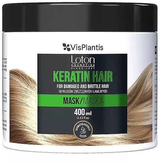 Maska do włosów z keratyną - Vis Plantis Loton Keratin Hair Mask