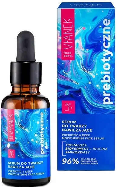 Nawilżające serum do twarzy - Vianek Prebiotic & Deep Moisturizing Face Serum — Zdjęcie 30 ml