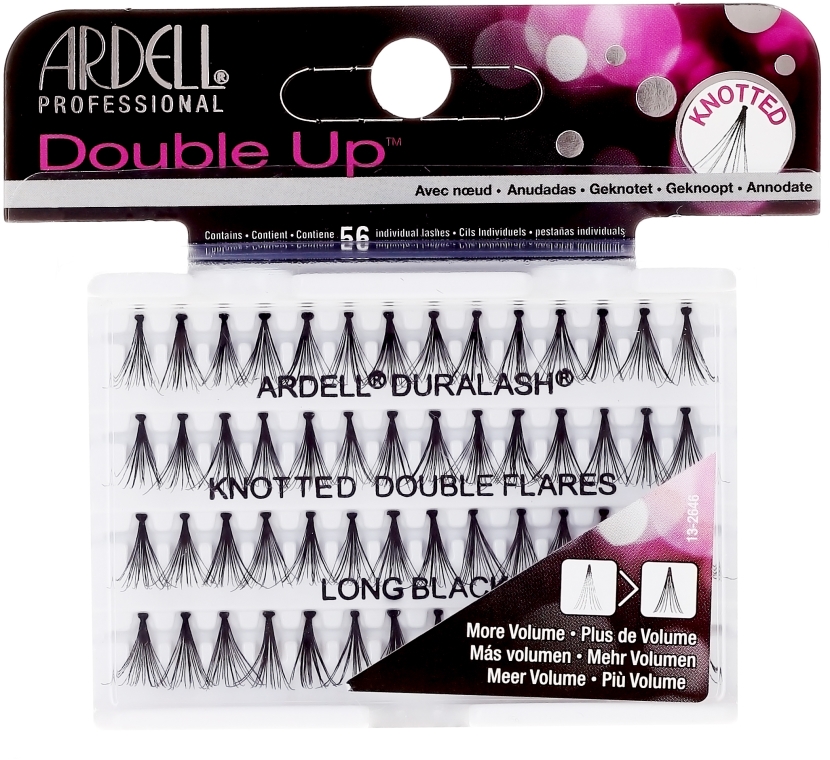 Kępki rzęs - Ardell Double Up Knotted Long Black Lashes