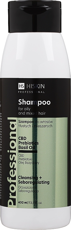 Szampon do włosów przetłuszczających się - HiSkin CBD Shampoo For Oily Hair — Zdjęcie N2