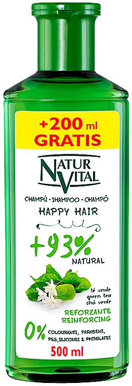 Szampon wzmacniający włosy - Natur Vital Happy Hair Reinforcing Shampoo — Zdjęcie N1