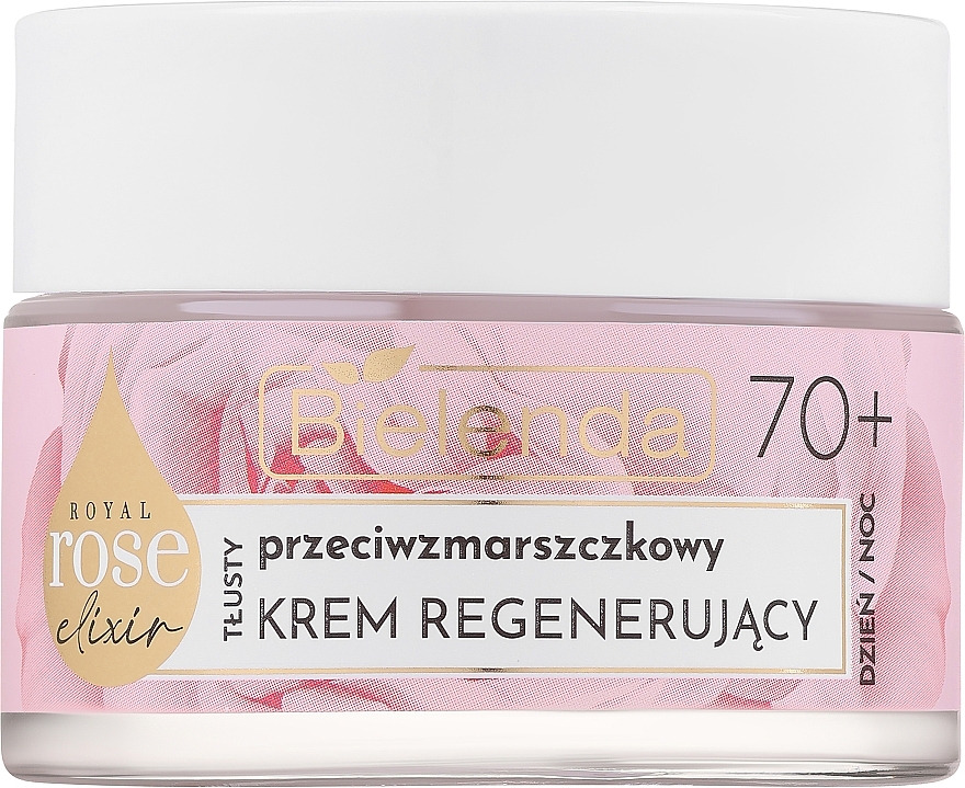 Krem przeciwzmarszczkowy do twarzy 70+ - Bielenda Royal Rose Elixir Face Cream — Zdjęcie N1