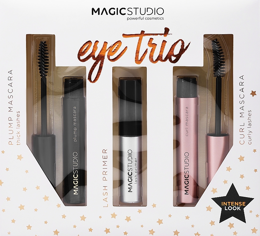 Zestaw - Magic Studio Eye Trio Set (mascara/2x4g + lash/primer/6g) — Zdjęcie N1