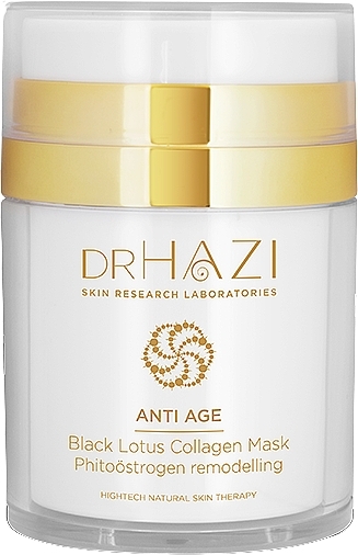 Maseczka do twarzy Czarny lotos - Dr.Hazi Anti Age Collagen Mask — Zdjęcie N1