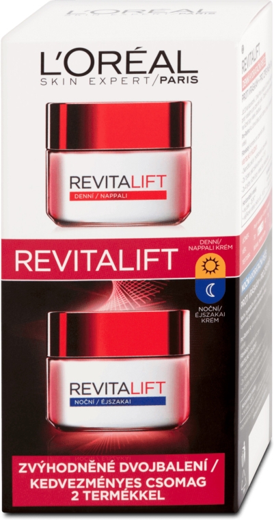 Zestaw - L'Oreal Paris Revitalift (f/cr/50ml + f/cr/50ml) — Zdjęcie N2