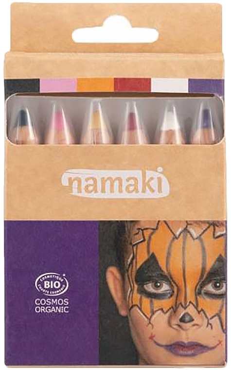 Zestaw kredek do malowania twarzy - Namaki Set Horror Show Skin Colour Pencils (f/paint/6x2,1g) — Zdjęcie N1