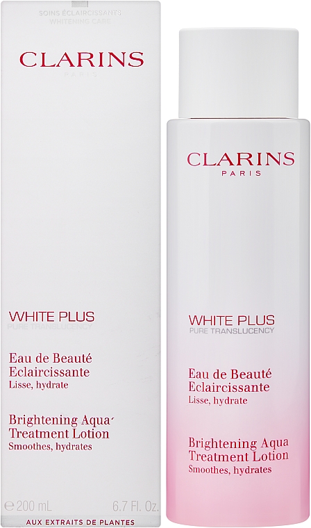 Zmiękczający balsam do twarzy rozjaśniający koloryt skóry - Clarins White Plus Lotion — Zdjęcie N2