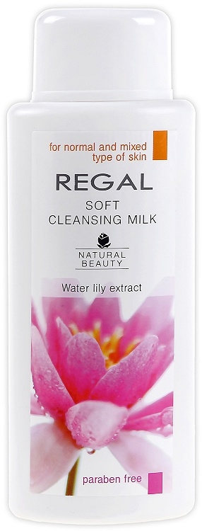 Delikatnie oczyszczające mleczko do cery normalnej i mieszanej - Regal Natural Beauty Soft Cleansing Milk For Normal And Mixed Type Of Skin