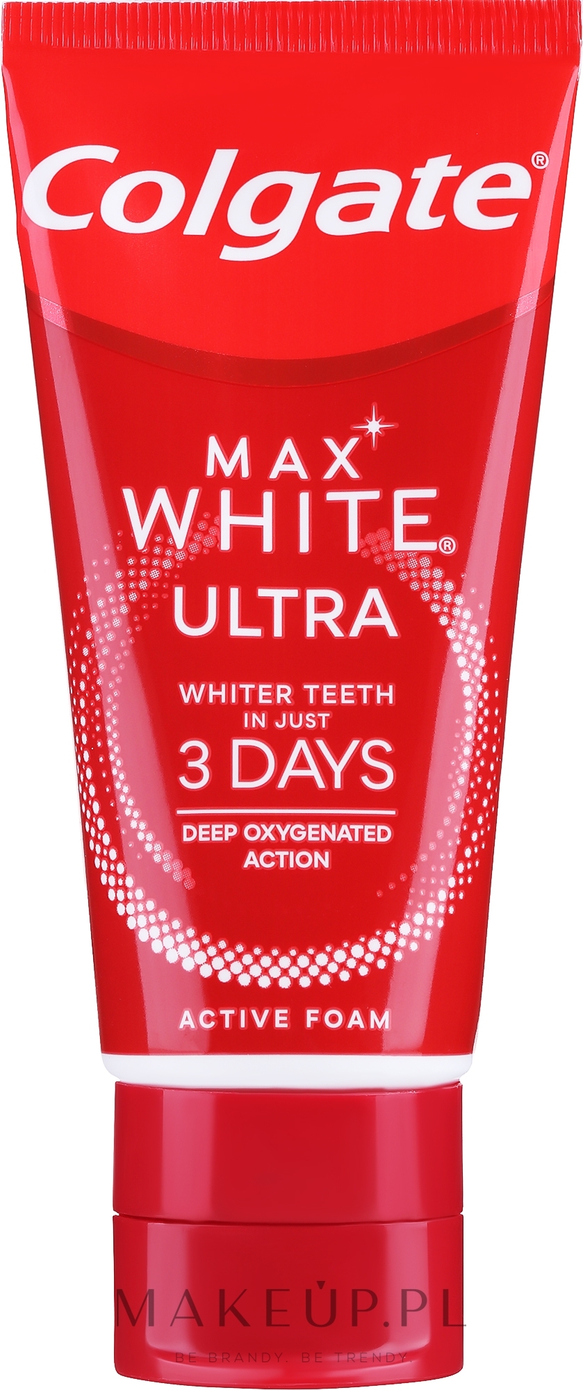 COLGATE, Max White Ultra Active Foam, pasta do zębów, 50 ml