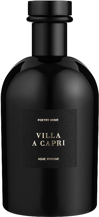 Poetry Home Villa A Capri Black Round Collection - Perfumowany dyfuzor