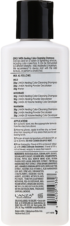 Szampon wyciągający kolor z włosów - L'anza Healing Color Cleansing Shampoo — Zdjęcie N2